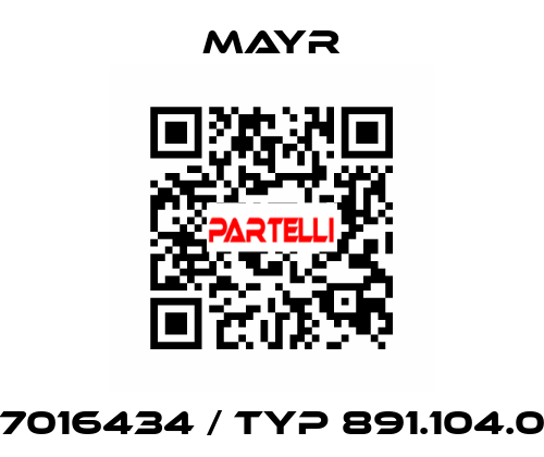 7016434 / Typ 891.104.0 Mayr