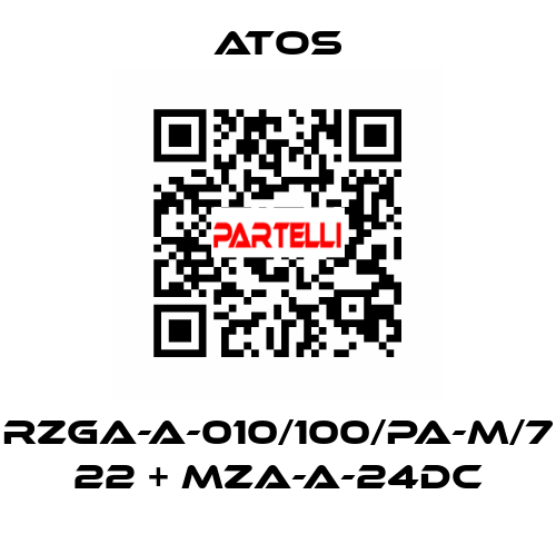 RZGA-A-010/100/PA-M/7 22 + MZA-A-24DC Atos