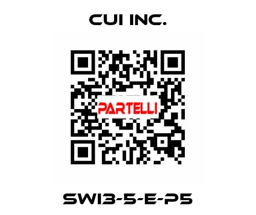 SWI3-5-E-P5 CUI Inc.