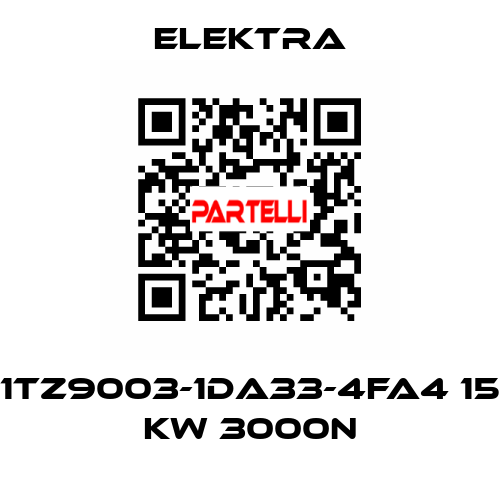 1TZ9003-1DA33-4FA4 15 kW 3000n ELEKTRA