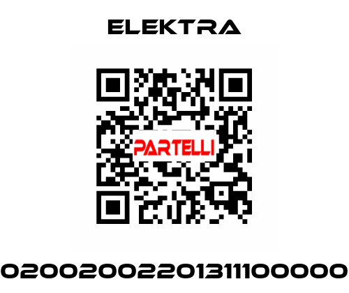 02002002201311100000 ELEKTRA