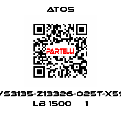 VS3135-Z13326-025T-X59 LB 1500 АС1 Atos