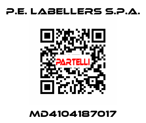 MD4104187017 P.E. Labellers S.p.a.