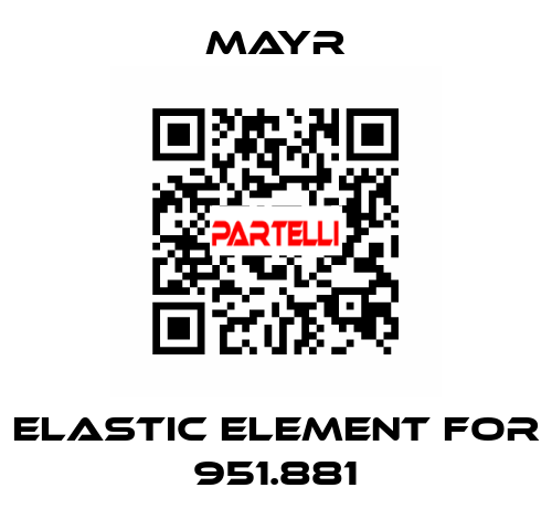 Elastic element for 951.881 Mayr