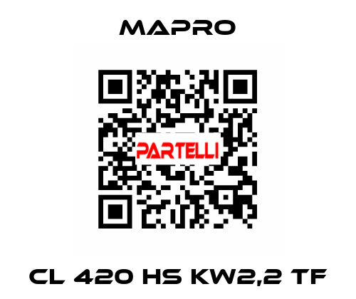 CL 420 HS kW2,2 TF Mapro
