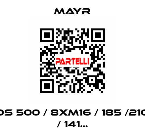DS 500 / 8xM16 / 185 /210 / 141... Mayr