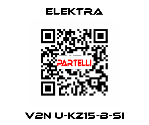 V2N U-KZ15-B-SI ELEKTRA