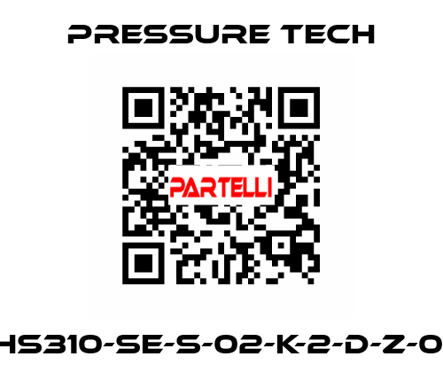 XHS310-SE-S-02-K-2-D-Z-015 Pressure Tech