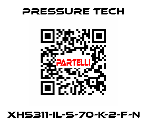 XHS311-IL-S-70-K-2-F-N Pressure Tech