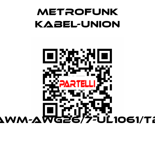 AWM-AWG26/7-UL1061/T2 METROFUNK KABEL-UNION