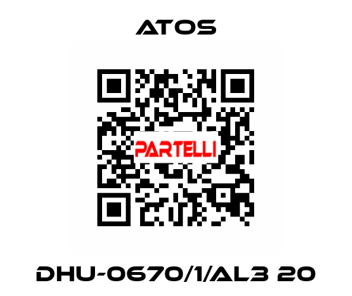 DHU-0670/1/AL3 20 Atos
