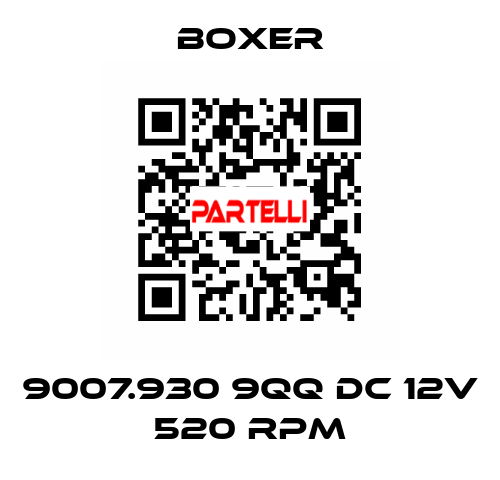 9007.930 9QQ DC 12V 520 rpm Boxer