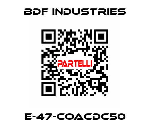E-47-COACDC50 BDF industries