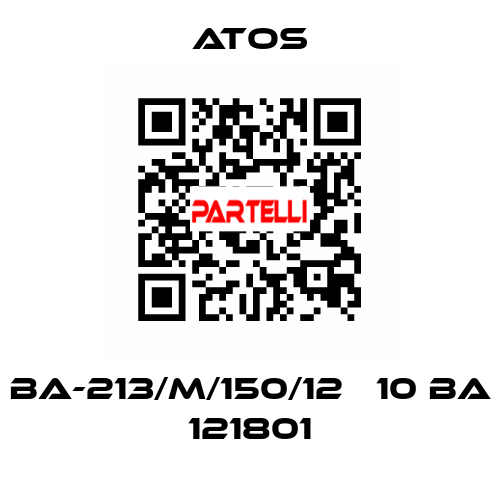 BA-213/M/150/12   10 BA 121801 Atos