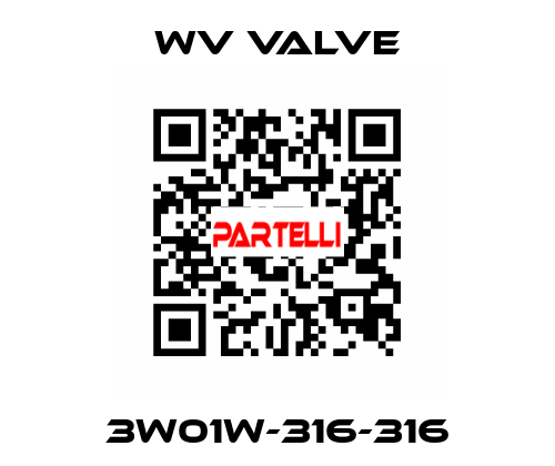 3W01W-316-316 WV Valve