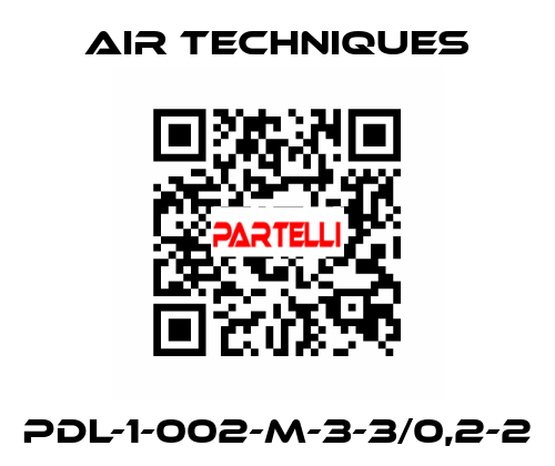 PDL-1-002-M-3-3/0,2-2 Air Techniques
