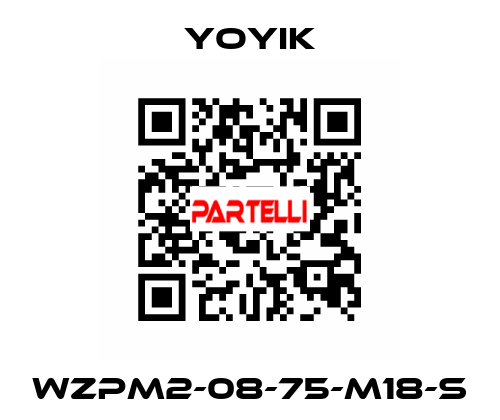 WZPM2-08-75-M18-S Yoyik