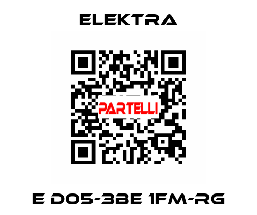 E D05-3BE 1FM-RG ELEKTRA