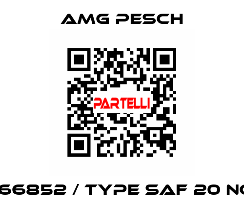 166852 / type SAF 20 NC AMG Pesch