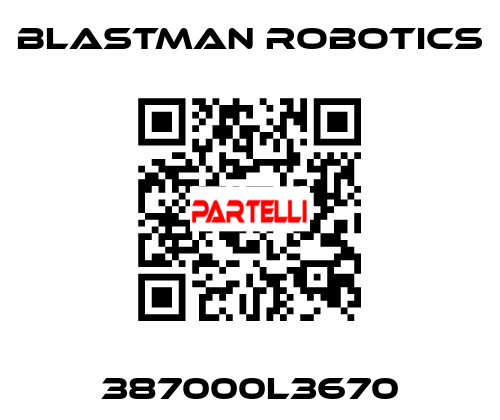 387000L3670 Blastman Robotics