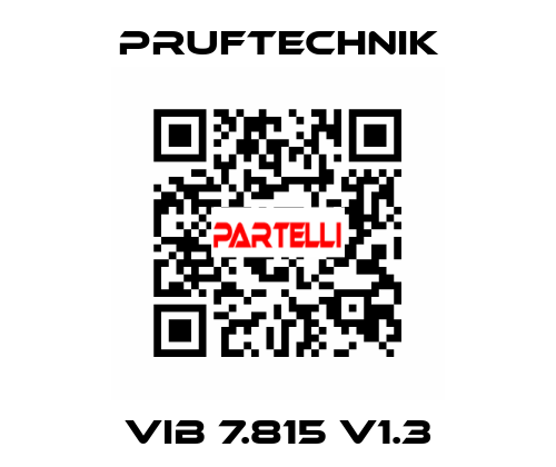 VIB 7.815 V1.3 Pruftechnik