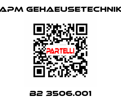 B2 3506.001 APM GEHAEUSETECHNIK