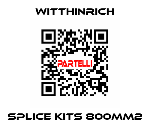 splice kits 800mm2 Witthinrich