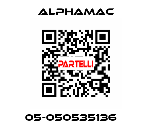 05-050535136    AlphaMAC