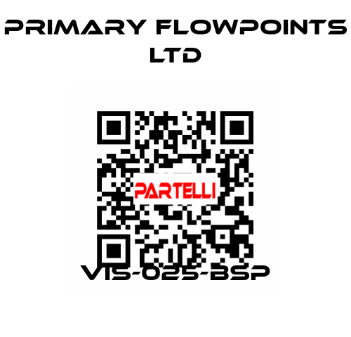 VIS-025-BSP Primary Flowpoints Ltd