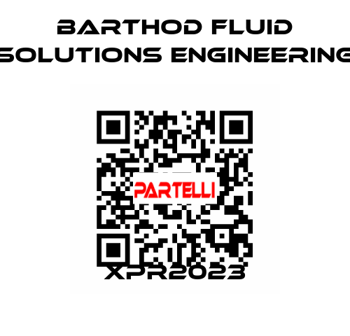 XPR2023 Barthod Fluid Solutions eNGINEERING