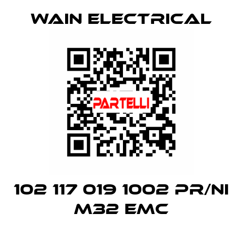 102 117 019 1002 PR/NI M32 EMC WAIN ELECTRICAL