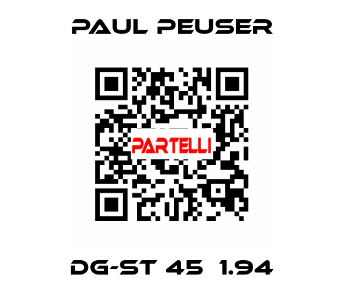 DG-ST 45，1.94 PAUL PEUSER