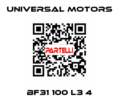 BF31 100 L3 4 UNIVERSAL MOTORS