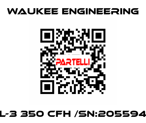 L-3 350 CFH /SN:205594 Waukee Engineering