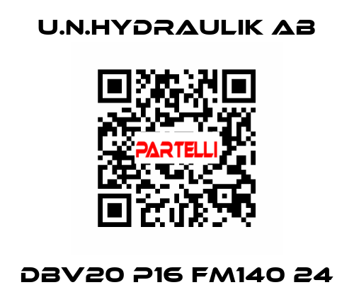 DBV20 P16 FM140 24 U.N.Hydraulik AB