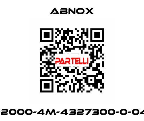 AX-2000-4M-4327300-0-040P ABNOX