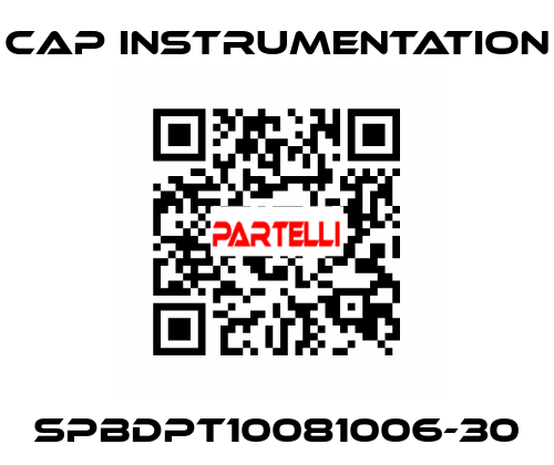 SPBDPT10081006-30 Cap Instrumentation