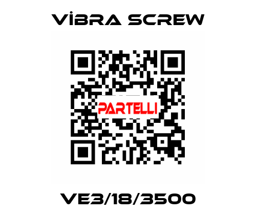 VE3/18/3500 VİBRA Screw