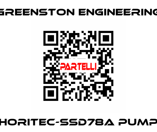 HORITEC-SSD78A PUMP Greenston Engineering