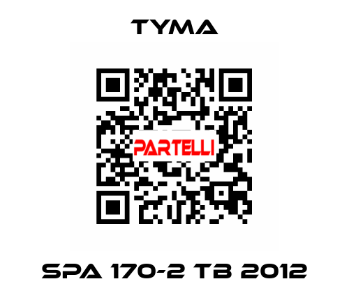 SPA 170-2 TB 2012 TYMA