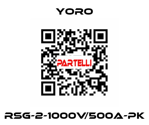 RSG-2-1000V/500A-PK Yoro