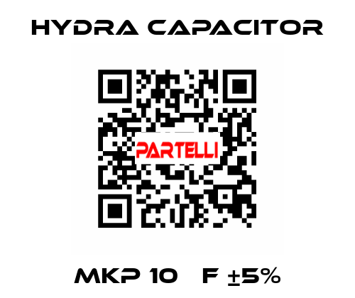 MKP 10 µF ±5% Hydra capacitor