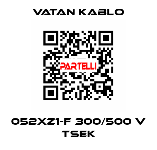 052XZ1-F 300/500 V TSEK Vatan Kablo