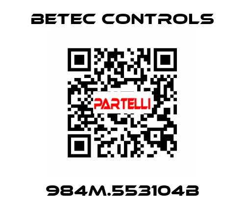 984M.553104B Betec Controls