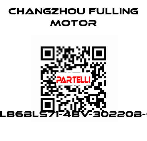 FL86BLS71-48V-30220B-6 Changzhou Fulling Motor