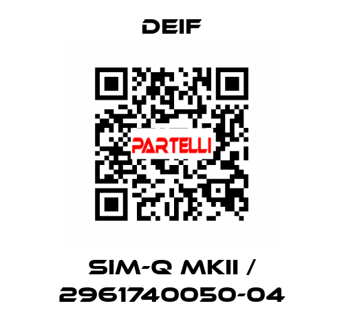 SIM-Q MKII / 2961740050-04 Deif