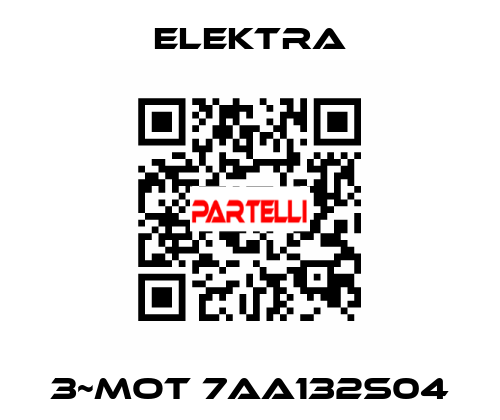 3~Mot 7AA132S04 ELEKTRA