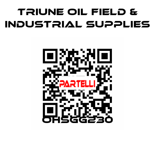 OHSGG230 Triune Oil Field & Industrial Supplies