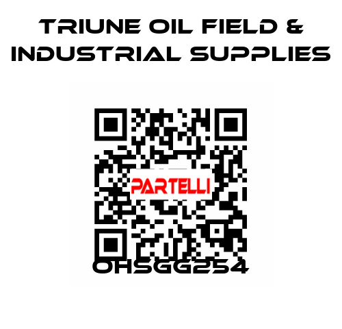 OHSGG254 Triune Oil Field & Industrial Supplies