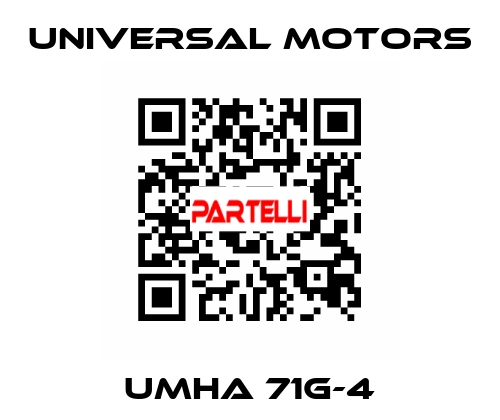 UMHA 71G-4 UNIVERSAL MOTORS